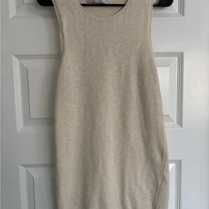 Free People Beach Ivory Dress Size XS Mini Sleeveless Knit